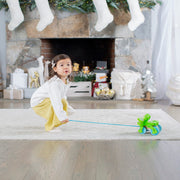 First Play Frolicking Frog Wooden Pull Toy N1