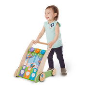 First Play Wooden Ring and Ding Forest Friends Push Toy S8