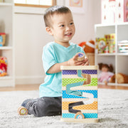 First Play Wooden Safari Zig-Zag Tower U6
