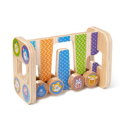First Play Wooden Safari Zig-Zag Tower U6