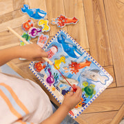 Fishing Magnetic Puzzle Game - 10 Pieces D7