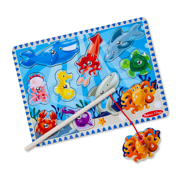Fishing Magnetic Puzzle Game - 10 Pieces M7