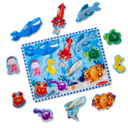 Fishing Magnetic Puzzle Game - 10 Pieces Y3
