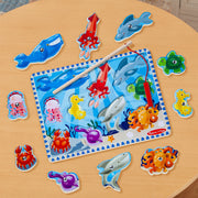 Fishing Magnetic Puzzle Game - 10 Pieces Y3