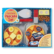 Flip & Serve Pancake Set - Wooden Play Food V8