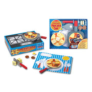 Flip & Serve Pancake Set - Wooden Play Food V8