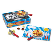 Flip & Serve Pancake Set - Wooden Play Food V8