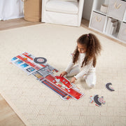 Giant Fire Truck Floor Puzzle - 24 Pieces B6