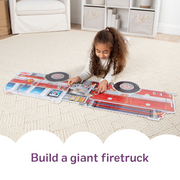 Giant Fire Truck Floor Puzzle - 24 Pieces B6