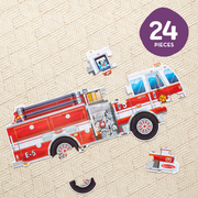 Giant Fire Truck Floor Puzzle - 24 Pieces B6