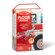 Giant Fire Truck Floor Puzzle - 24 Pieces B6