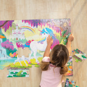 Glow-in-the-Dark Unicorn Floor Puzzle - 48 Pieces N2