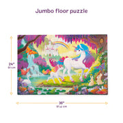 Glow-in-the-Dark Unicorn Floor Puzzle - 48 Pieces N2