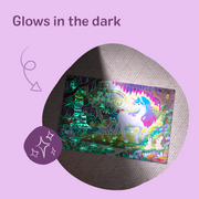 Glow-in-the-Dark Unicorn Floor Puzzle - 48 Pieces N2