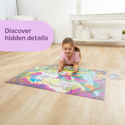 Glow-in-the-Dark Unicorn Floor Puzzle - 48 Pieces N2