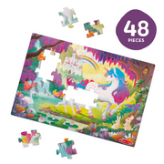 Glow-in-the-Dark Unicorn Floor Puzzle - 48 Pieces N2
