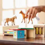 Horse Carrier Wooden Vehicles Play Set Q0