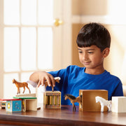 Horse Carrier Wooden Vehicles Play Set Q0