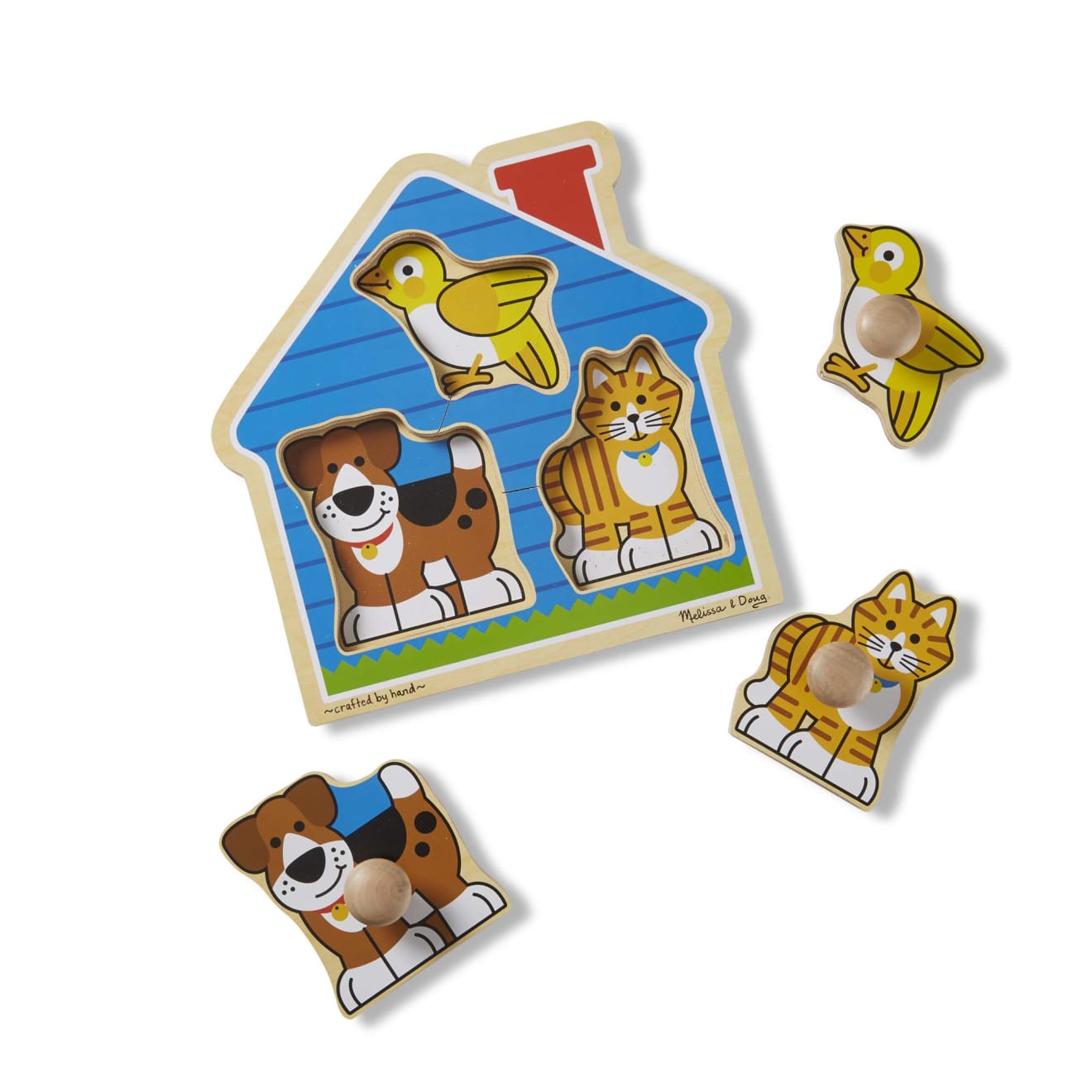 House Pets Jumbo Knob Puzzle - 3 Pieces X0