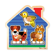 House Pets Jumbo Knob Puzzle - 3 Pieces X0
