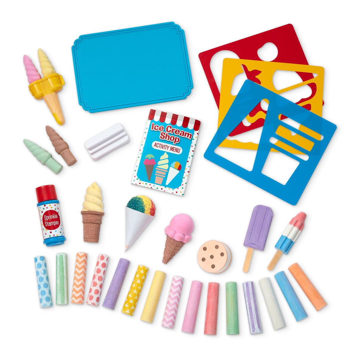 Ice Cream Shop Chalk Play Set A0