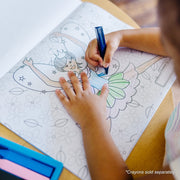Jumbo 50-Page Kids' Coloring Pad - Horses, Hearts, Flowers, and More Q4