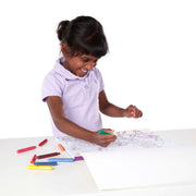 Jumbo 50-Page Kids' Coloring Pad - Horses, Hearts, Flowers, and More Q4