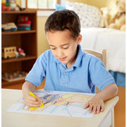 Jumbo 50-Page Kids' Coloring Pad - Space, Sharks, Sports, and More P6