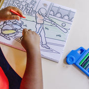Jumbo 50-Page Kids' Coloring Pad - Space, Sharks, Sports, and More P6