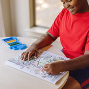 Jumbo 50-Page Kids' Coloring Pad - Space, Sharks, Sports, and More P6
