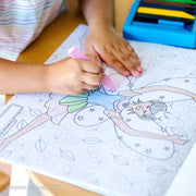 Jumbo Coloring Pad - Princess & Fairy H9