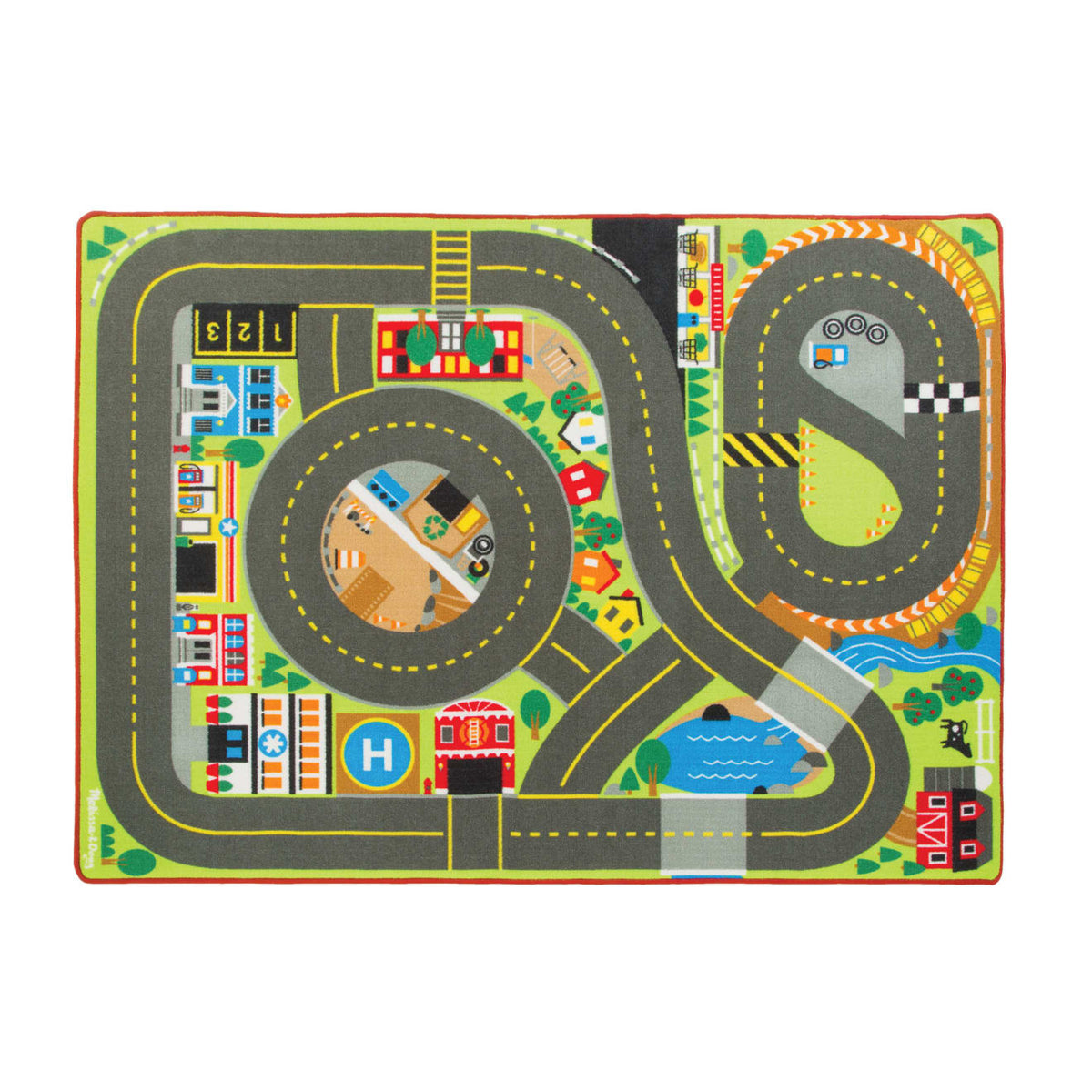 Jumbo Roadway Activity Rug C2