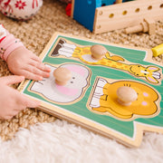 Jungle Friends Jumbo Knob Puzzle - 3 Pieces K2