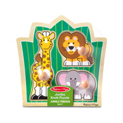 Jungle Friends Jumbo Knob Puzzle - 3 Pieces K2