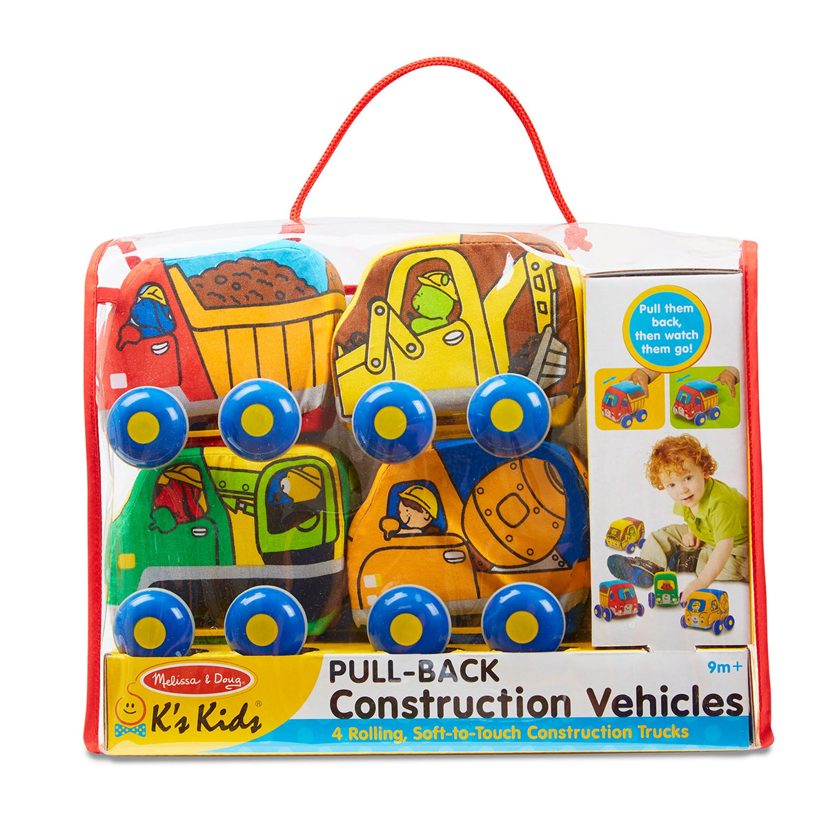 K's Kids Pull-Back Construction Vehicles Z2