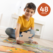 Land of Dinosaurs Floor Puzzle - 48 Pieces Q1