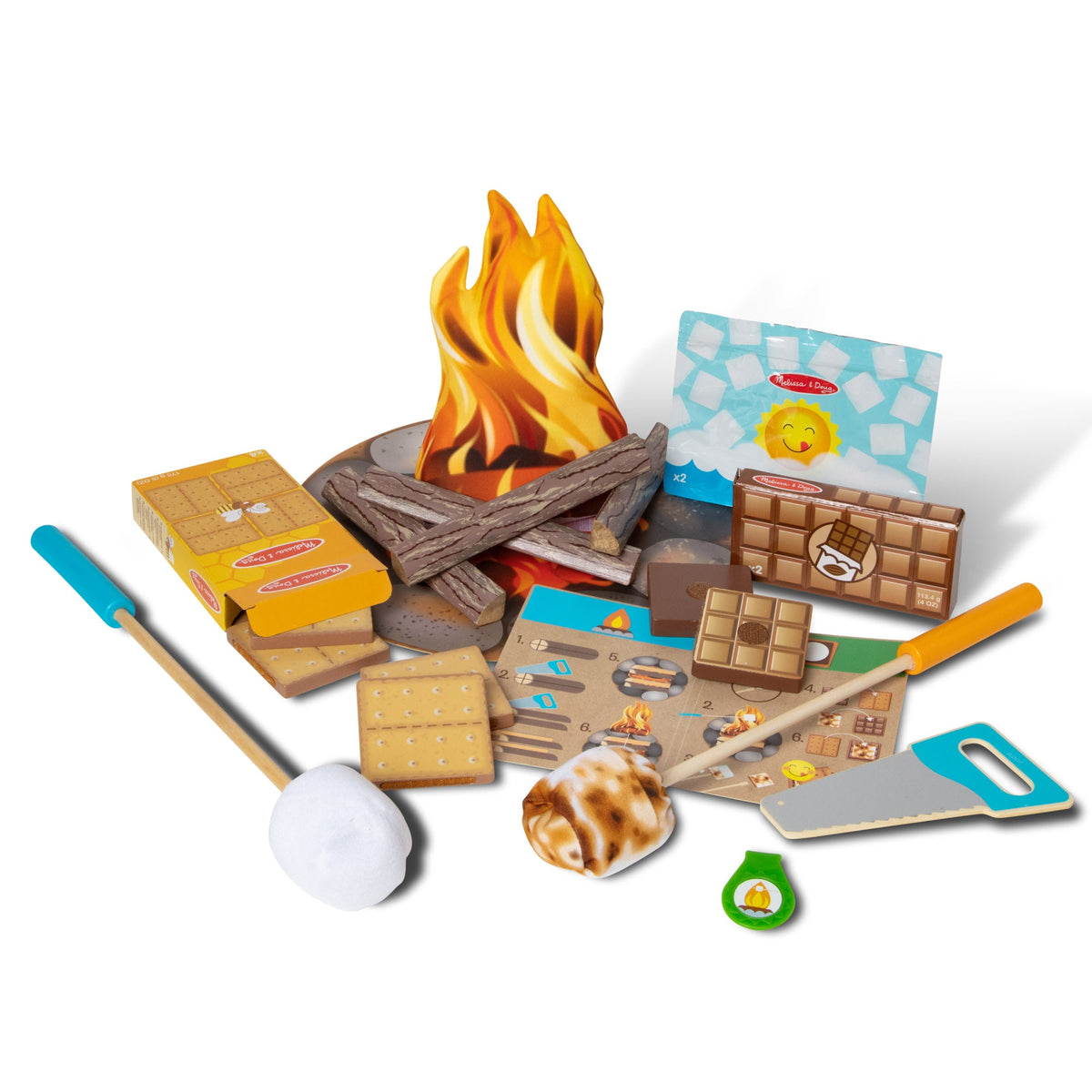 Let's Explore Campfire S'Mores Play Set N6