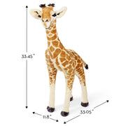 Lifelike Plush Baby Giraffe H3