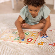 Lift & See Numbers Peg Puzzle - 10 Pieces E2