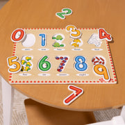 Lift & See Numbers Peg Puzzle - 10 Pieces E2