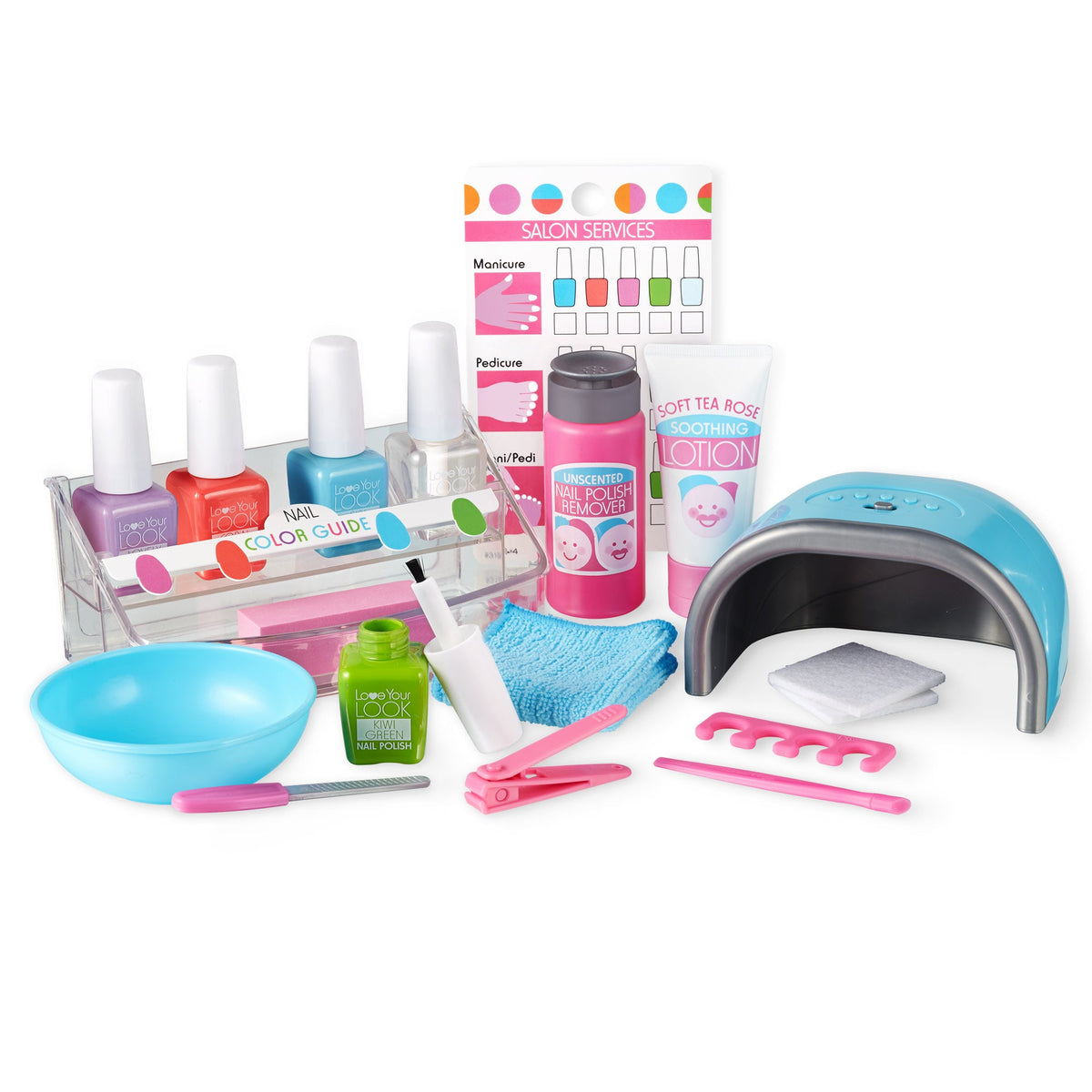 Love Your Look Pretend Nail Care Play Set (Mess-Free - No Real Cosmetics) A6