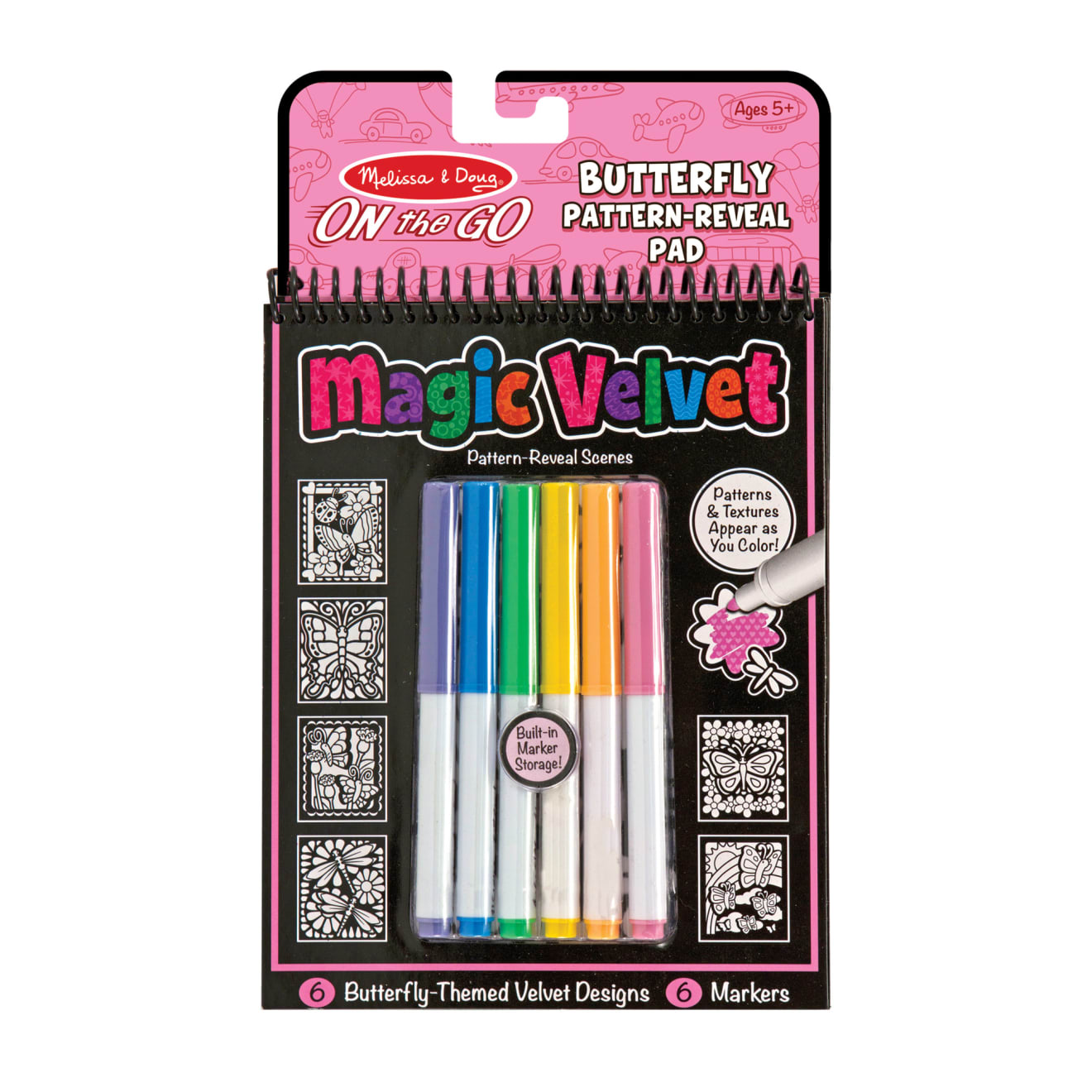 Magic Velvet Butterfly Scenes - On the Go Travel Activity J4