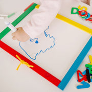 Magnetic Chalkboard & Dry-Erase Board (Uppercase) V3