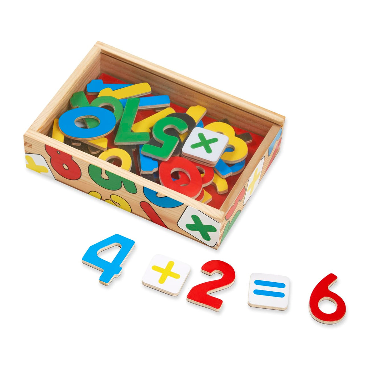 Magnetic Wooden Numbers D7