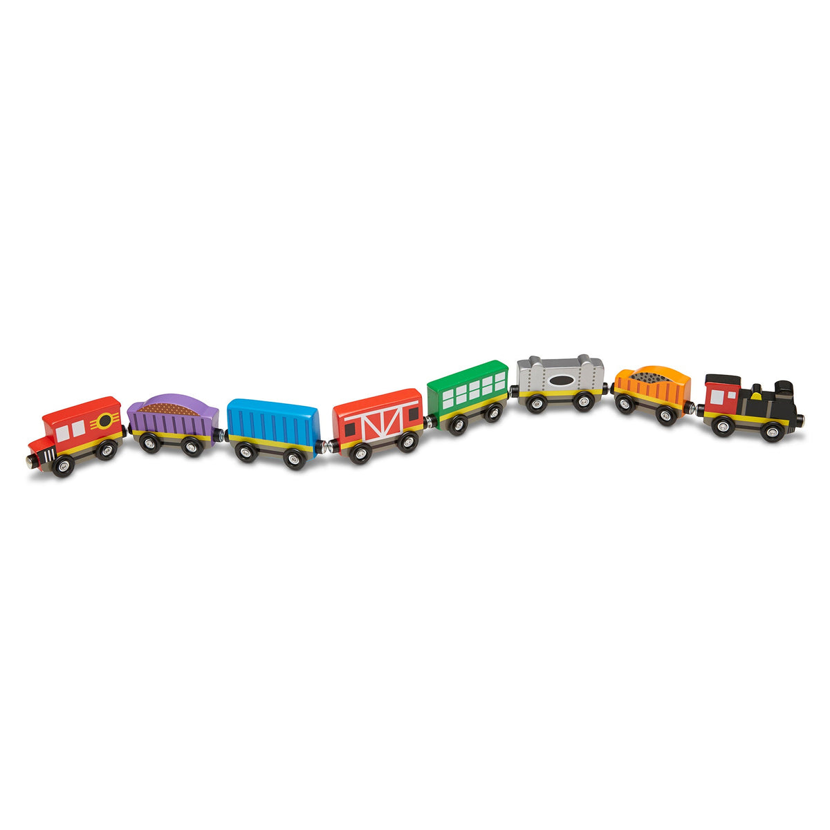 Magnetic Wooden Train Cars N2