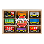 Magnetic Wooden Train Cars Z8