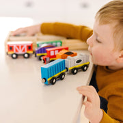 Magnetic Wooden Train Cars Z8
