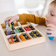 Magnetic Wooden Train Cars Z8