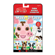 Make-a-Face – Farm Reusable Sticker Pad – On the Go Travel Activity P8