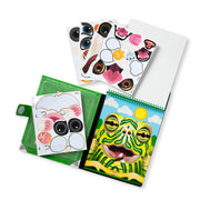 Make-a-Face – Pets Reusable Sticker Pad – On the Go Travel Activity E8